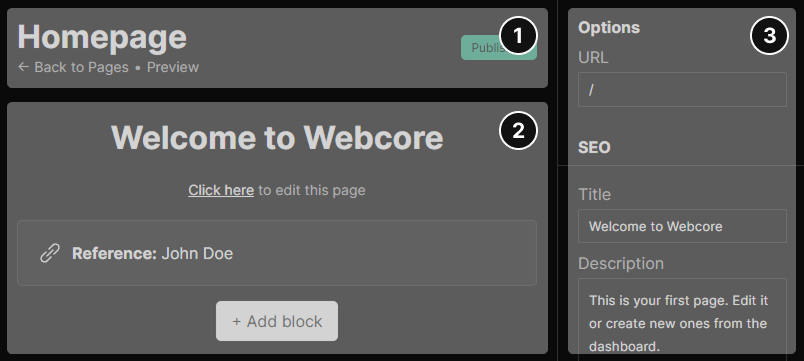 Entry Editor with Blocks