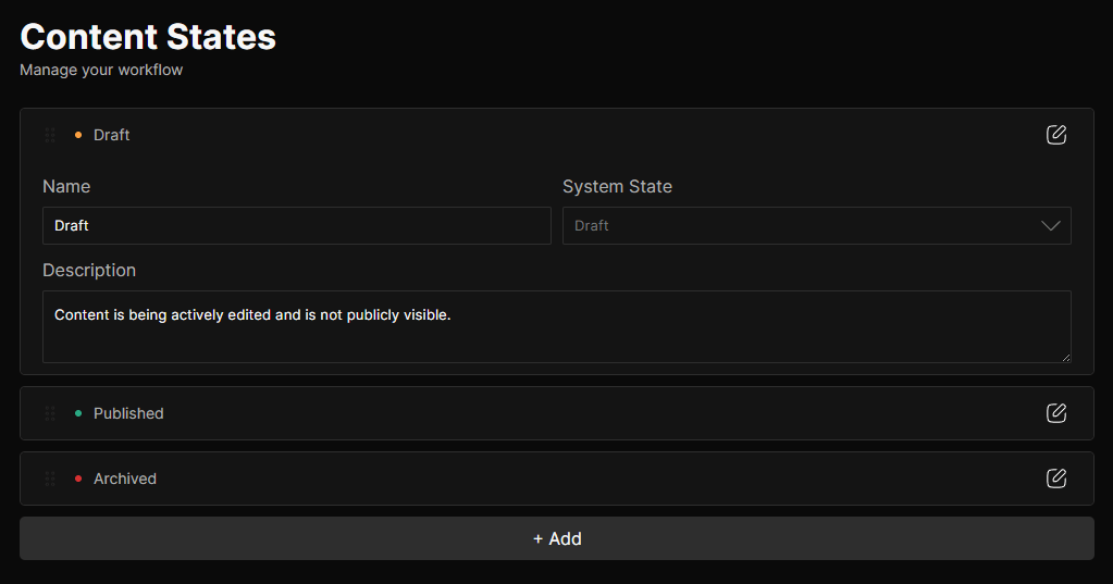 Content States