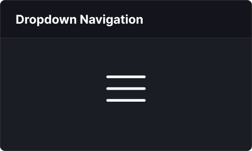 dropdown-navigation